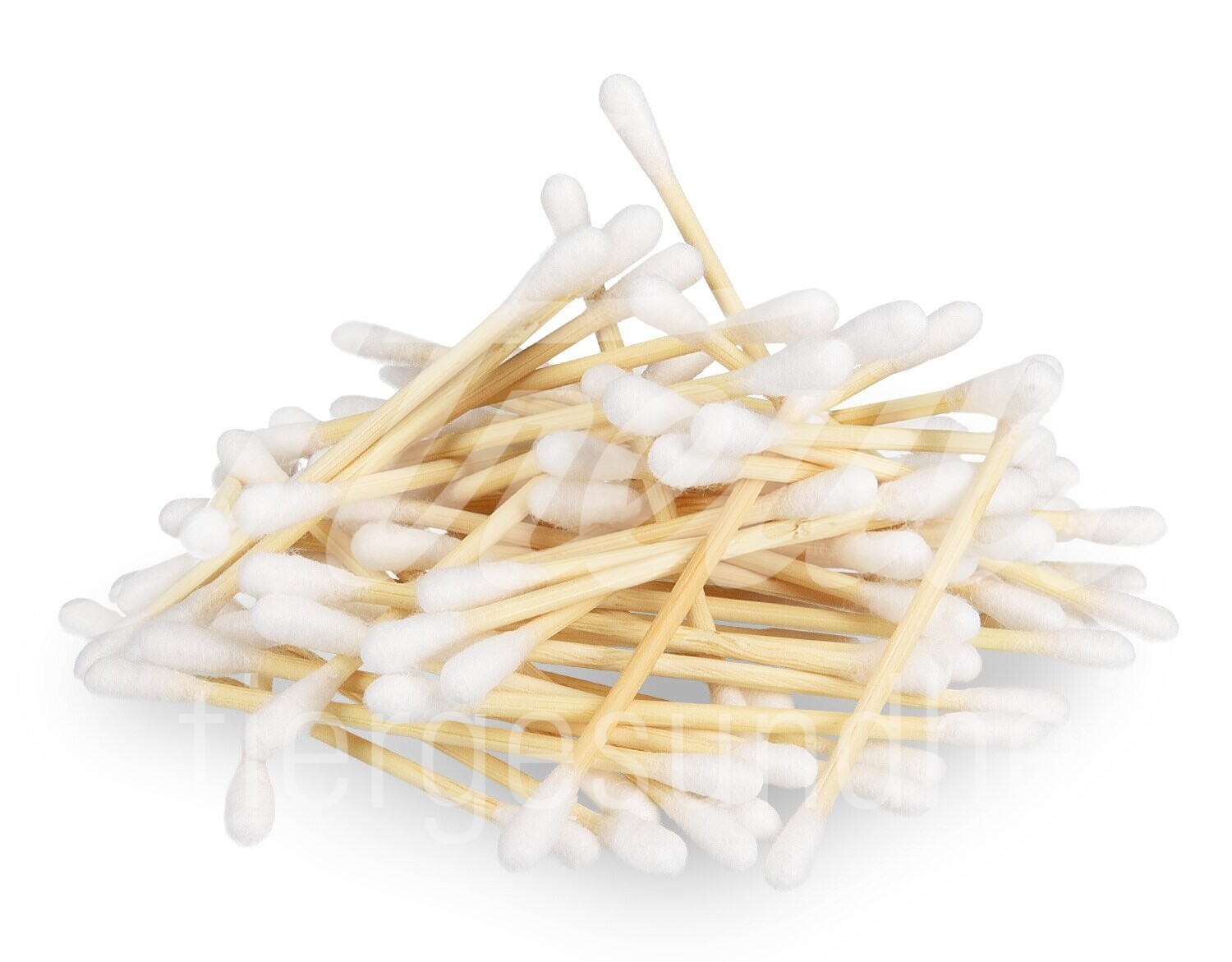 Wattestäbchen doppelendig mit Holzstab 200 Stück