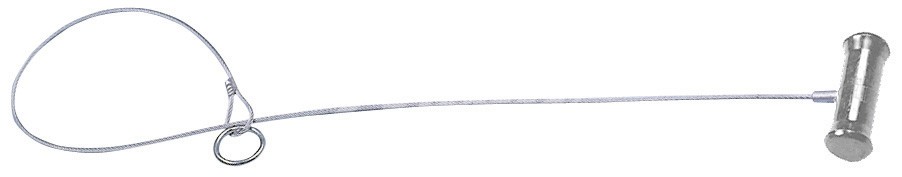 Schweinebremse Drahtschlinge mit Metallgriff 1 Stück Schweinebremse Drahtschlinge mit Metallgriff 1 Stück