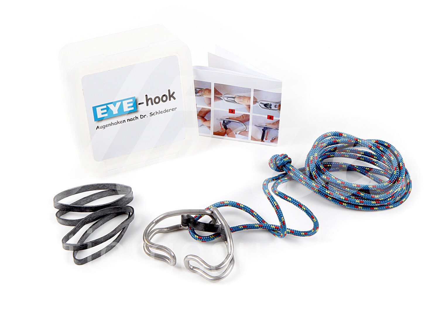Ersatz-Gummiband für Eye Hook Augenhaken 10 Stück