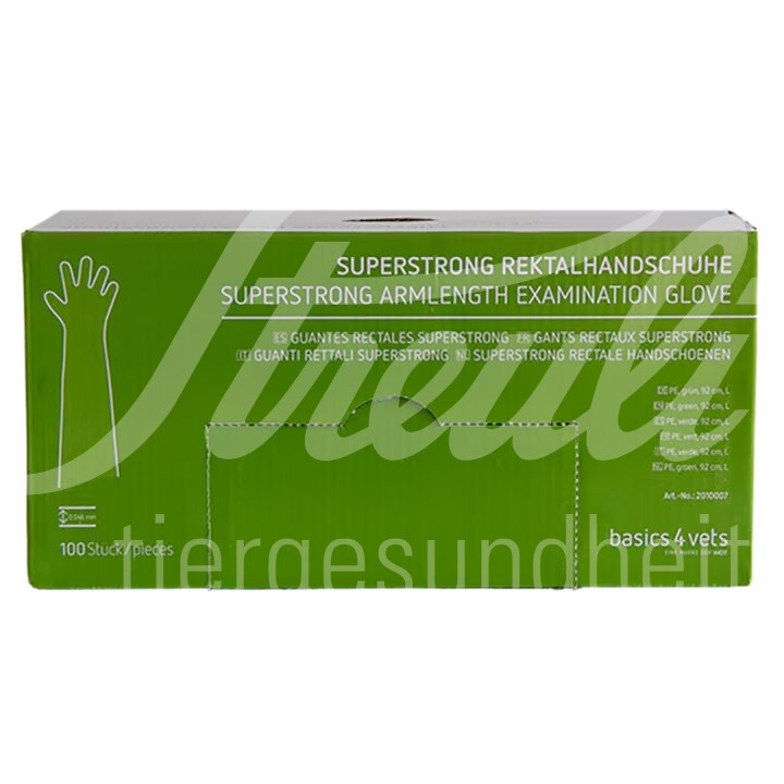 b4v Superstrong Rektalhandschuhe, 92 cm 100 Stück