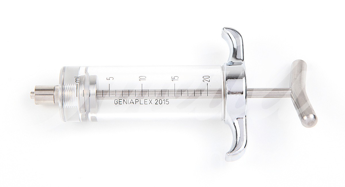 Geniaplex Spritze 100ml, lang m. Luer/LL-Kombikonus 1 Stück