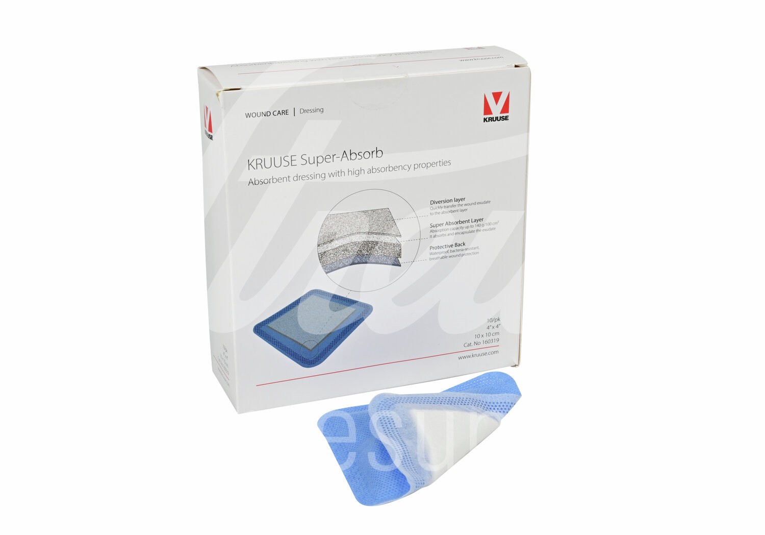 KRUUSE Super-Absorb 10 x 10 cm 10 Stück