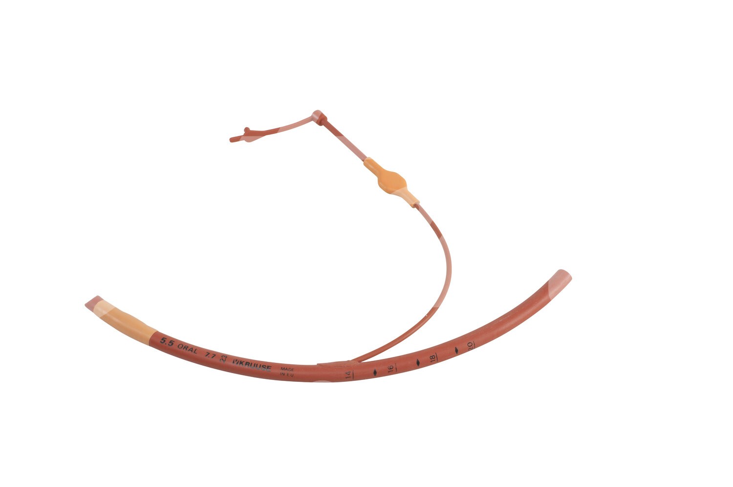 KRUUSE Endotracheal T. Gummi m.Cuff/o.Loch 6mmx28cm 1Stk.