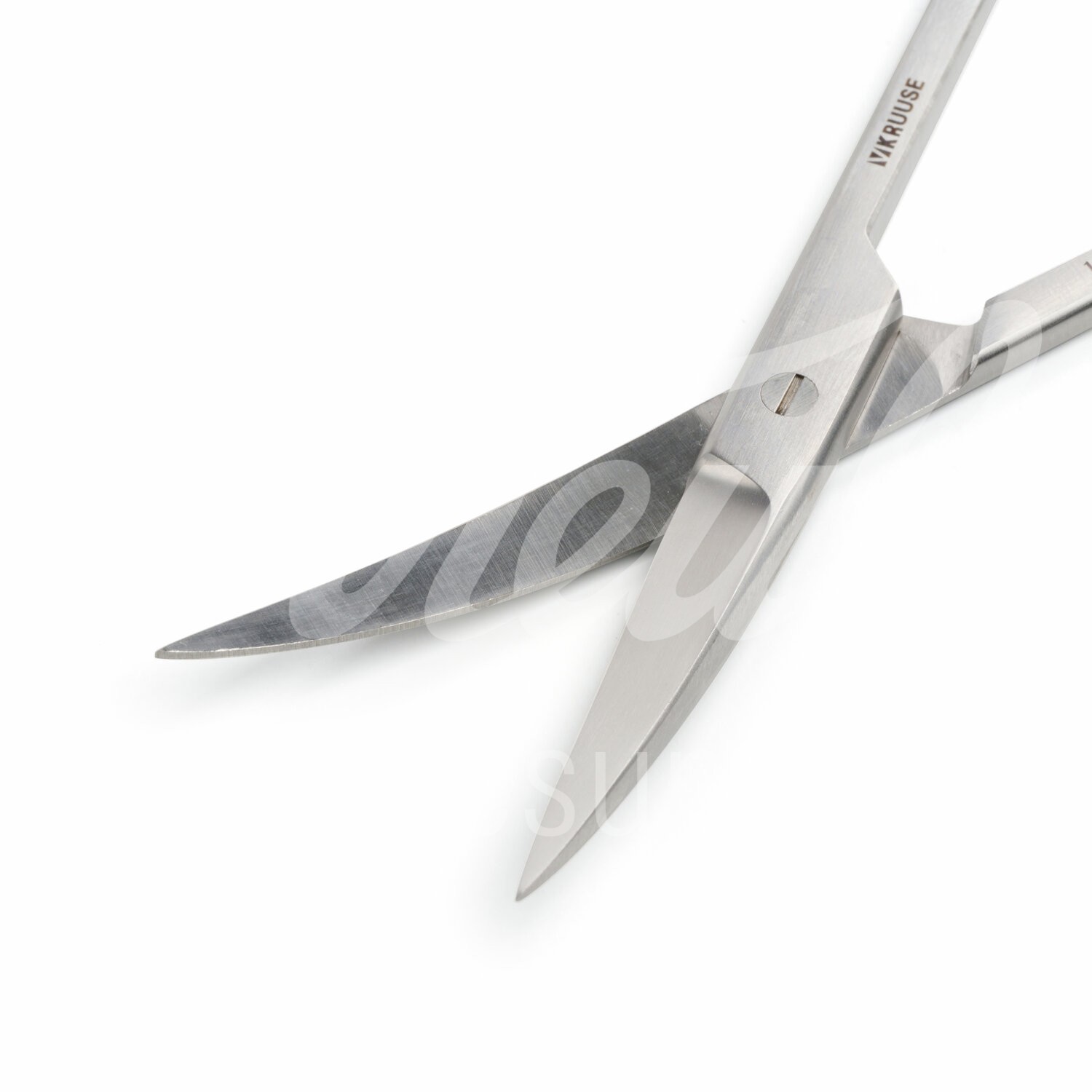 KRUUSE chirurgische Schere grazil 14.0 cm spitz/spitz gebogen 1 Stk