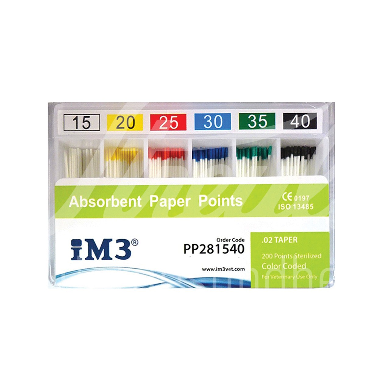 iM3 Control Cut Papierspitzen 28 mm ISO 15-40 200 Stück