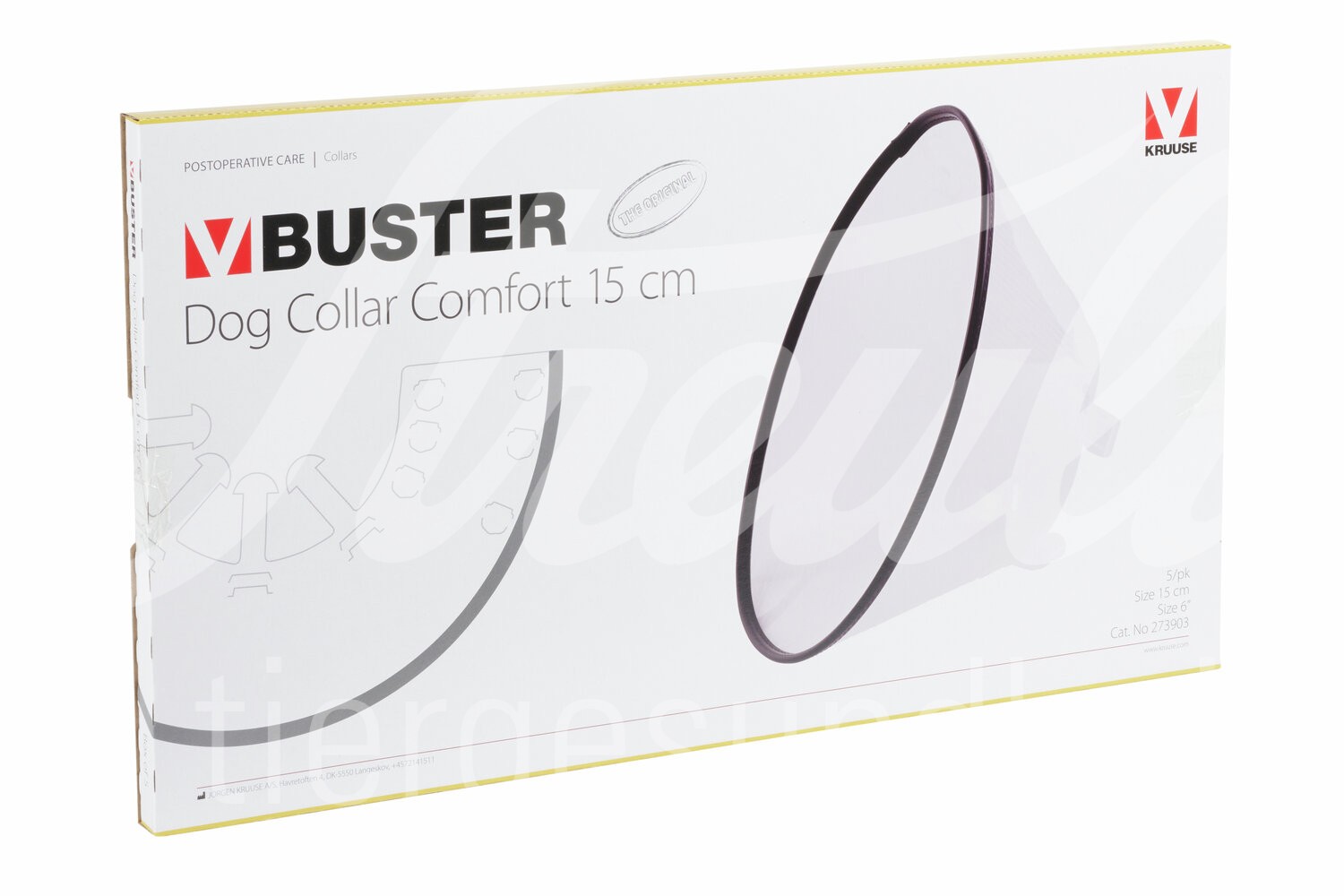 BUSTER Halskragen Comfort transp. Schnell-Versch. 15cm 5Stk BUSTER Halskragen Comfort transp. Schnell-Versch. 15cm 5Stk