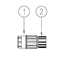 FV Membranventil für IV-Katheter nadelfrei 50 Stück