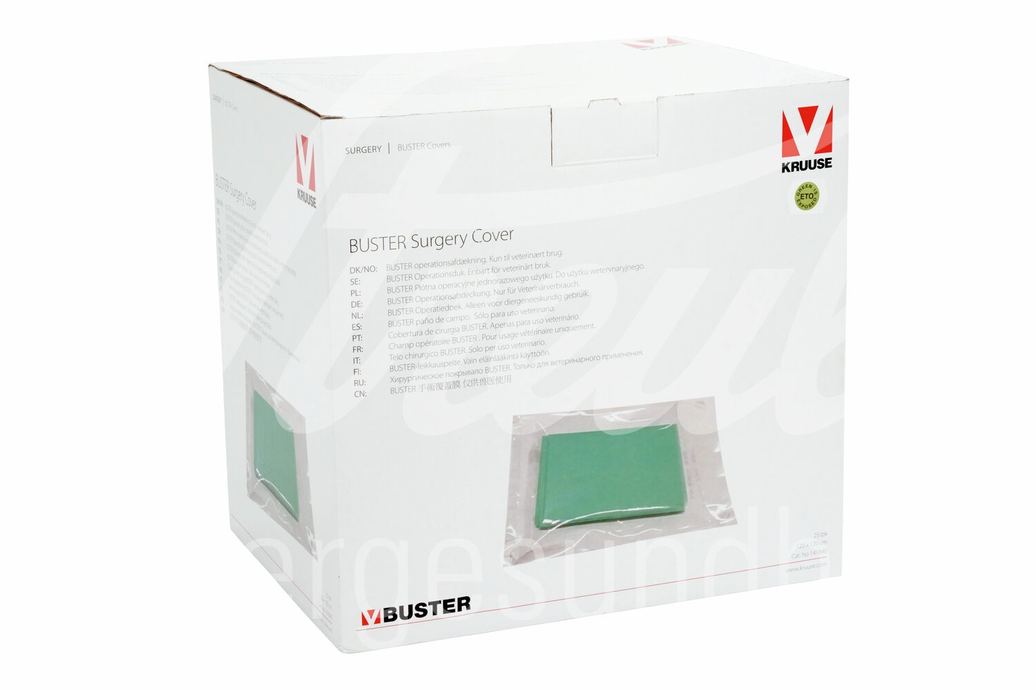 BUSTER OP-Abdecktuch o.Loch 1-lagig PE 120 x 120 cm 25 Stück