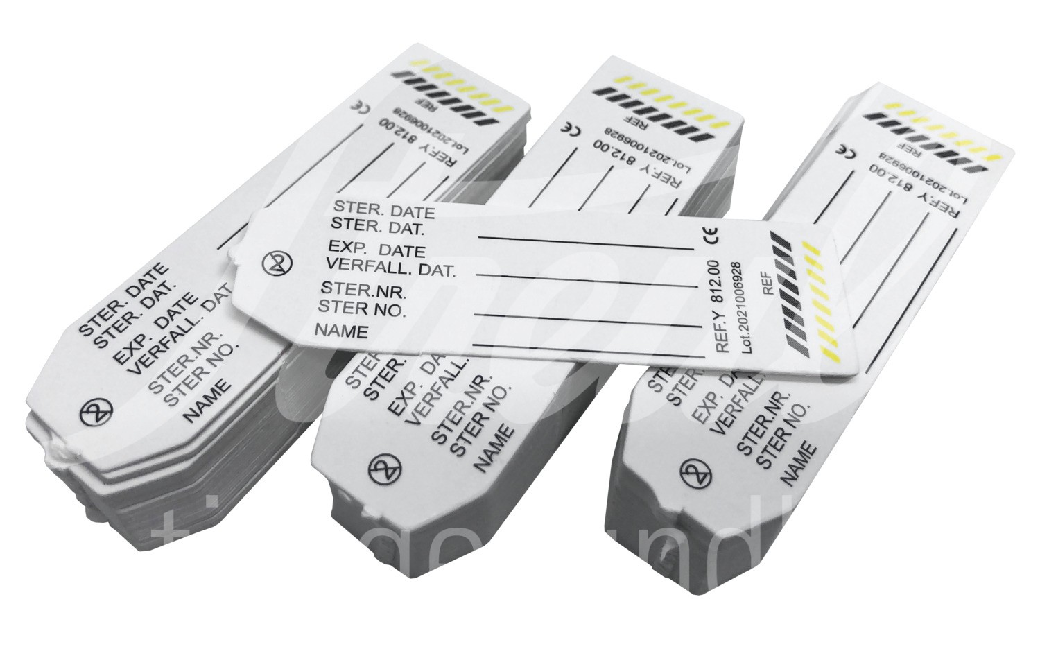 Indikatorschilder für Mini- und Dental-Container 100 Stück