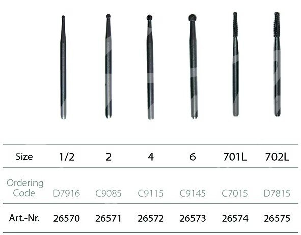 iM3 FG Rosenbohrer 1/4, 25mm l ang (D7915) 5 Stück iM3 FG Rosenbohrer 1/4, 25mm l ang (D7915) 5 Stück