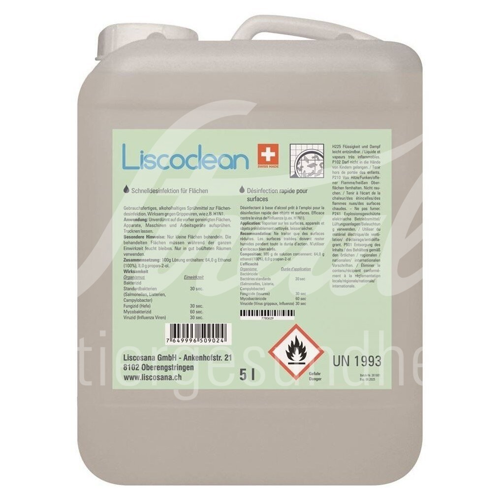 Liscoclean Flächendesinfektion Kanister 5 lt