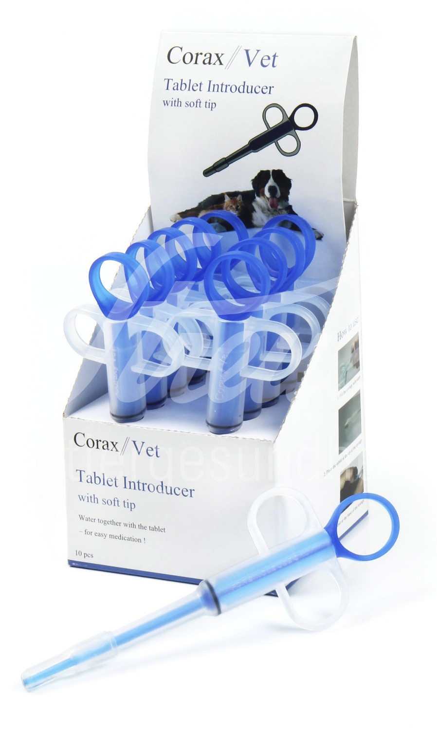 FV Tabletteneingeber mit flexibler Spitze Corax Vet. 10 Stück