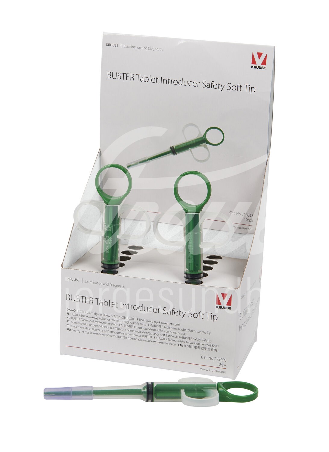 BUSTER Tabletteneingeber Safety mit Soft Tip 10 Stück