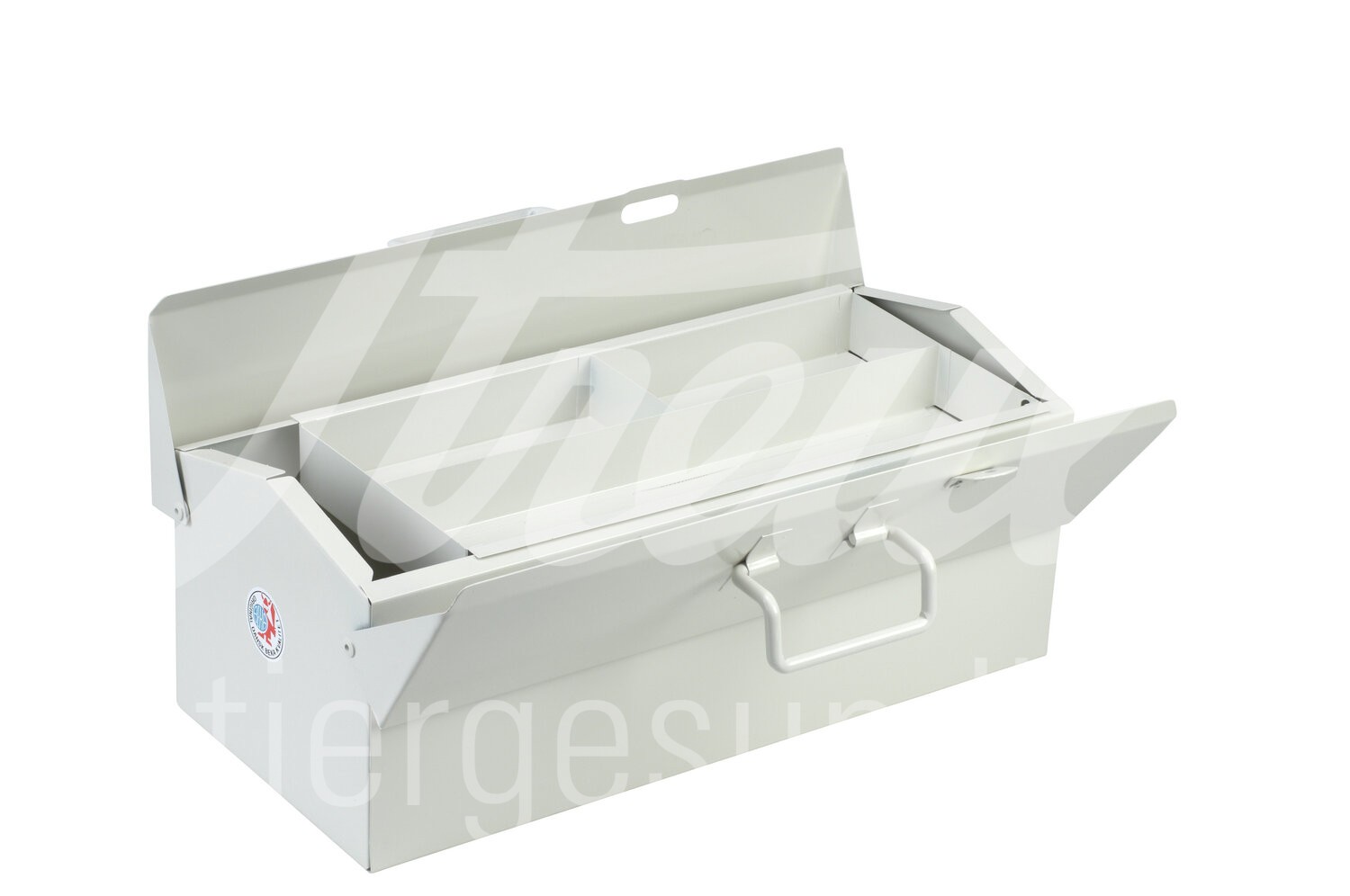 Metallkoffer mit Tablett 45 x 20 x 18 cm 1 Stück