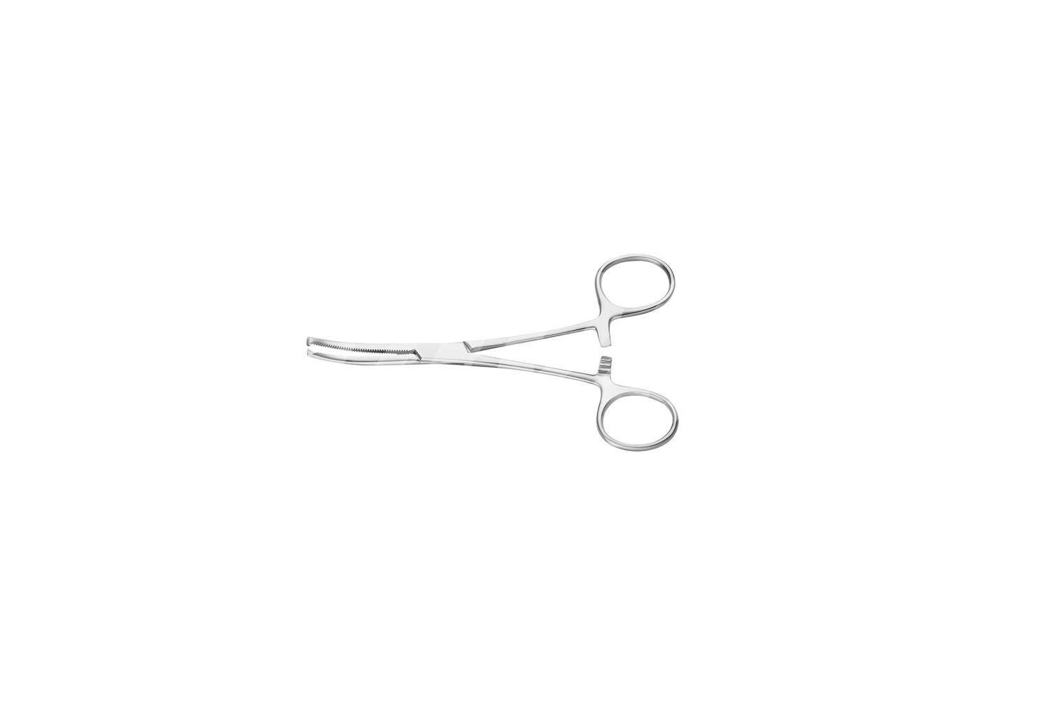 Arterienklemme Kocher Ochsner 13.0 cm gebogen 1:2 Zähne 1 Stk