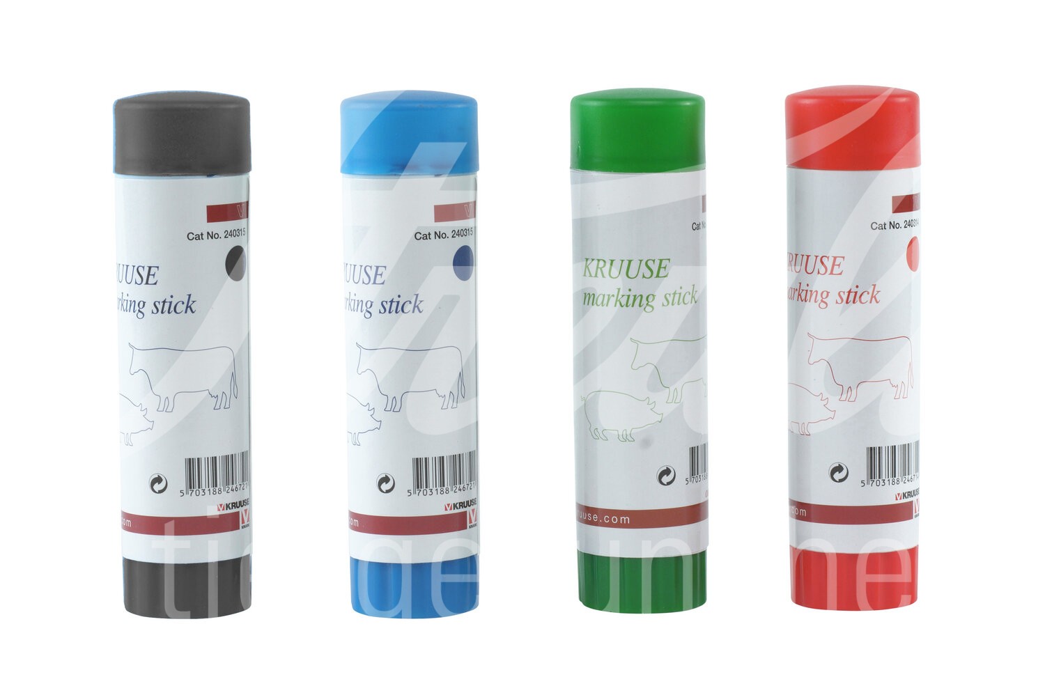 KRUUSE Viehzeichen Stift grün 10 Stück