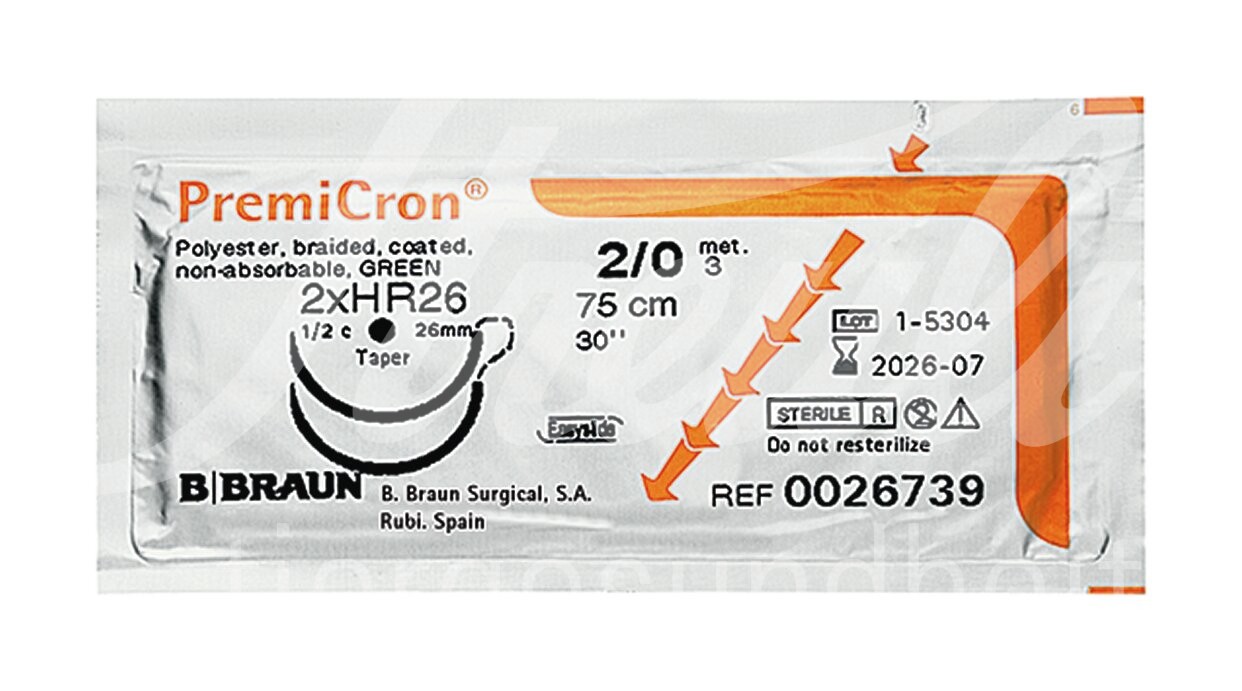 B.Braun PremiCron grün USP 1 DS 30 mm 75 cm 36 Stk.