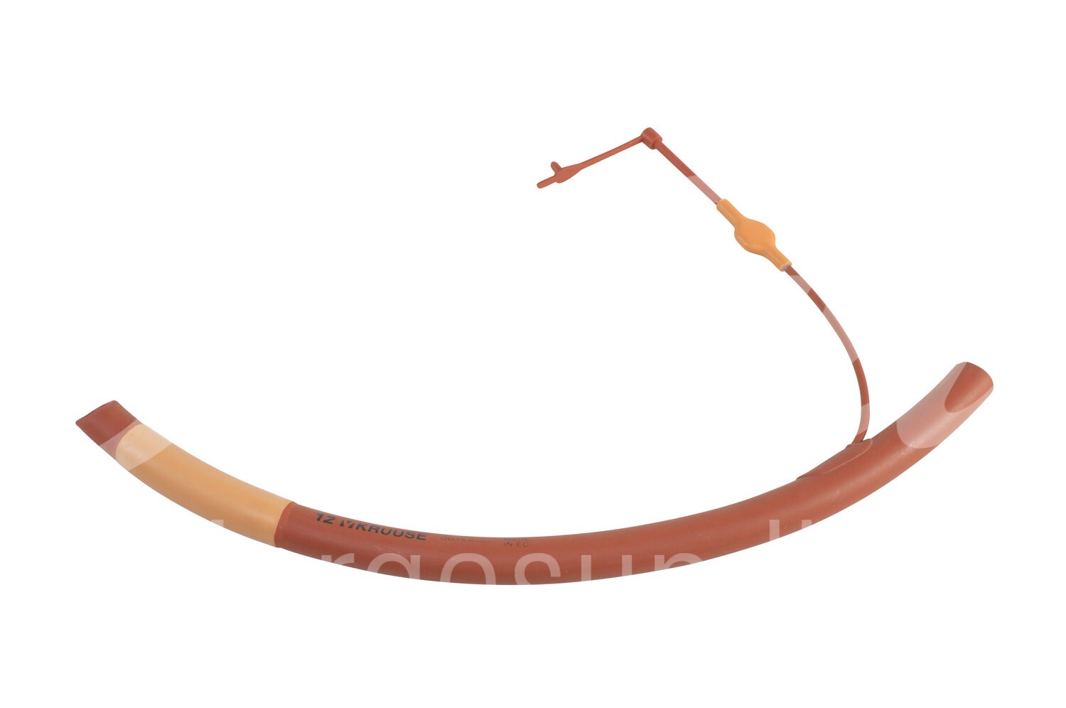 KRUUSE Endotracheal T. Gummi m.Cuff/o.Loch 12mmx36cm 1Stk.