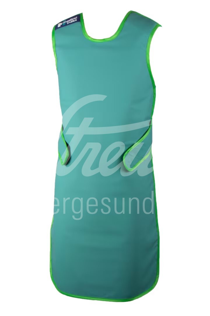 Röntgenschürze 110cm grün mit Klettverschluss 1 Stück