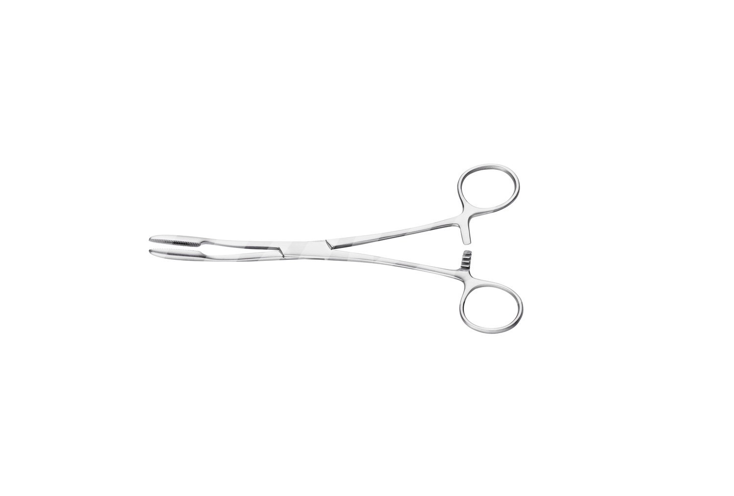 Korn-und Tupferzange 20.0cm gebogen m. Sperre nach Gross 1 Stk