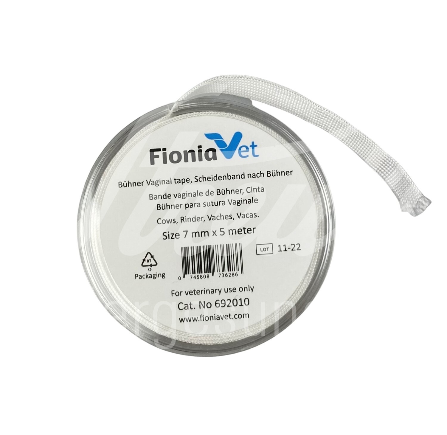 FV Bühner-Band für Rinder 7 mm x 5 m unsteril 10 Stück