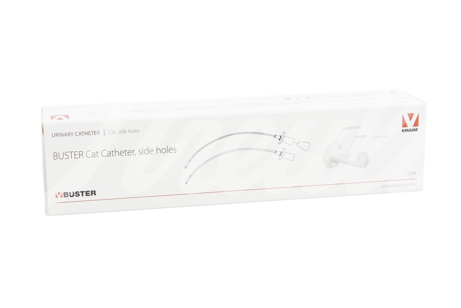 BUSTER Harn Katheter Katze m. Mandrin 1.0 x 100 mm 12 Stk