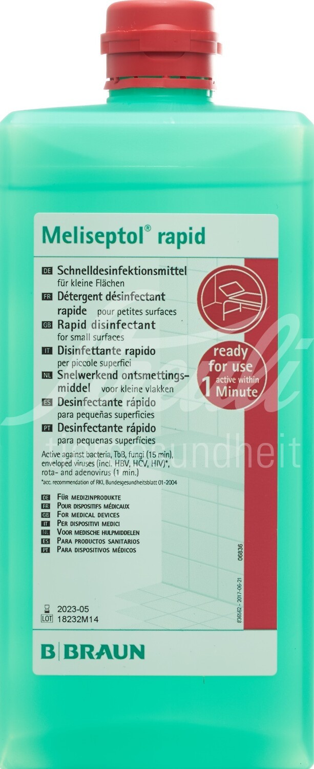 Meliseptol rapid Rundfl 250 ml Meliseptol rapid Rundfl 250 ml