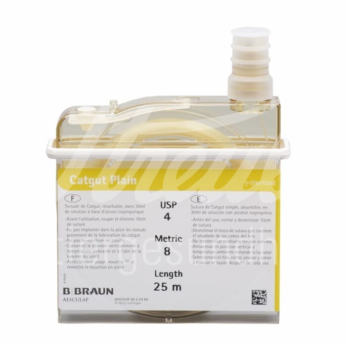 B.Braun Catgut Plain Flachspule USP 0 75 m 1 Stk.