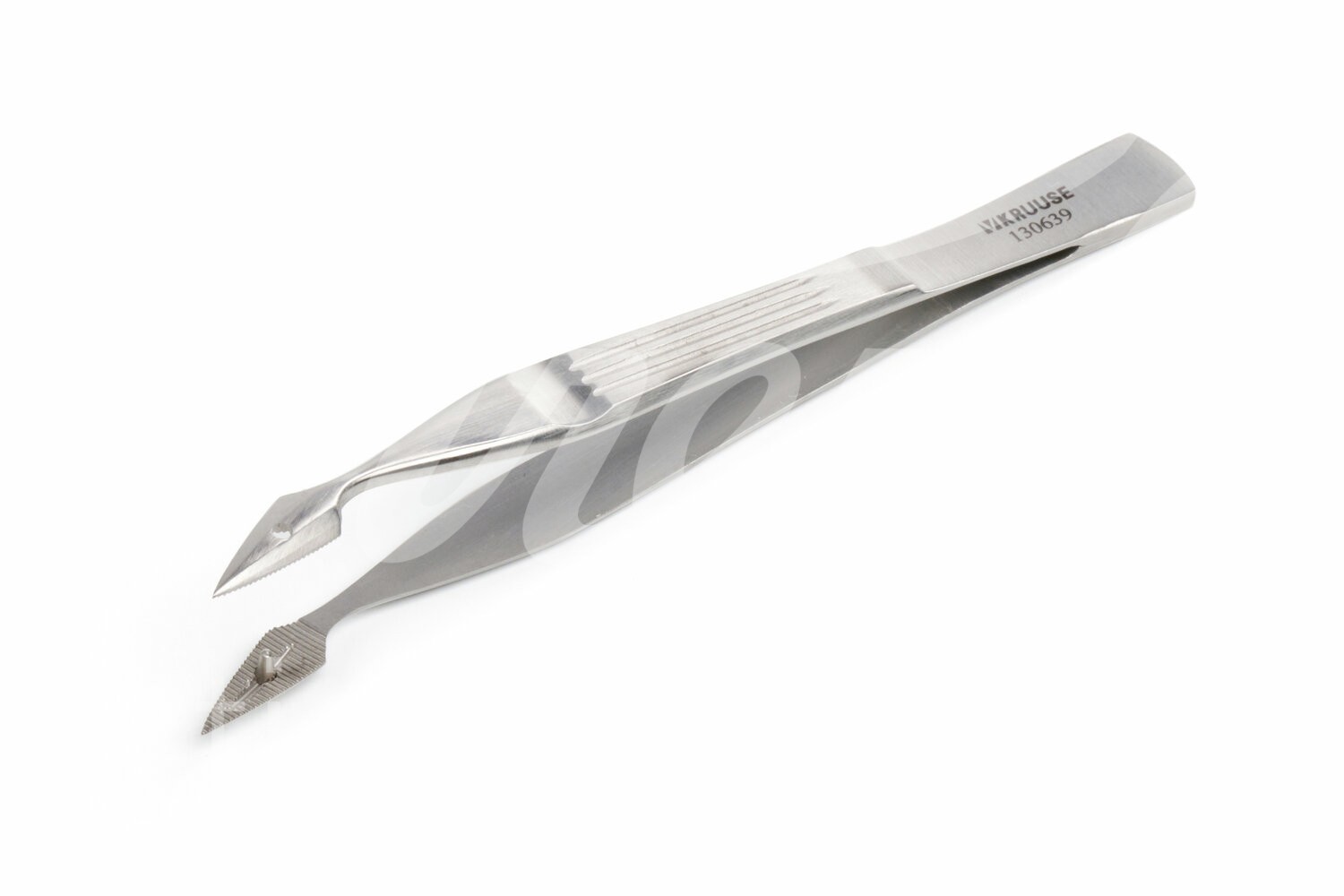 KRUUSE Splitterpinzette Walter-Carmalt 10.5 cm gebogen 1 Stück