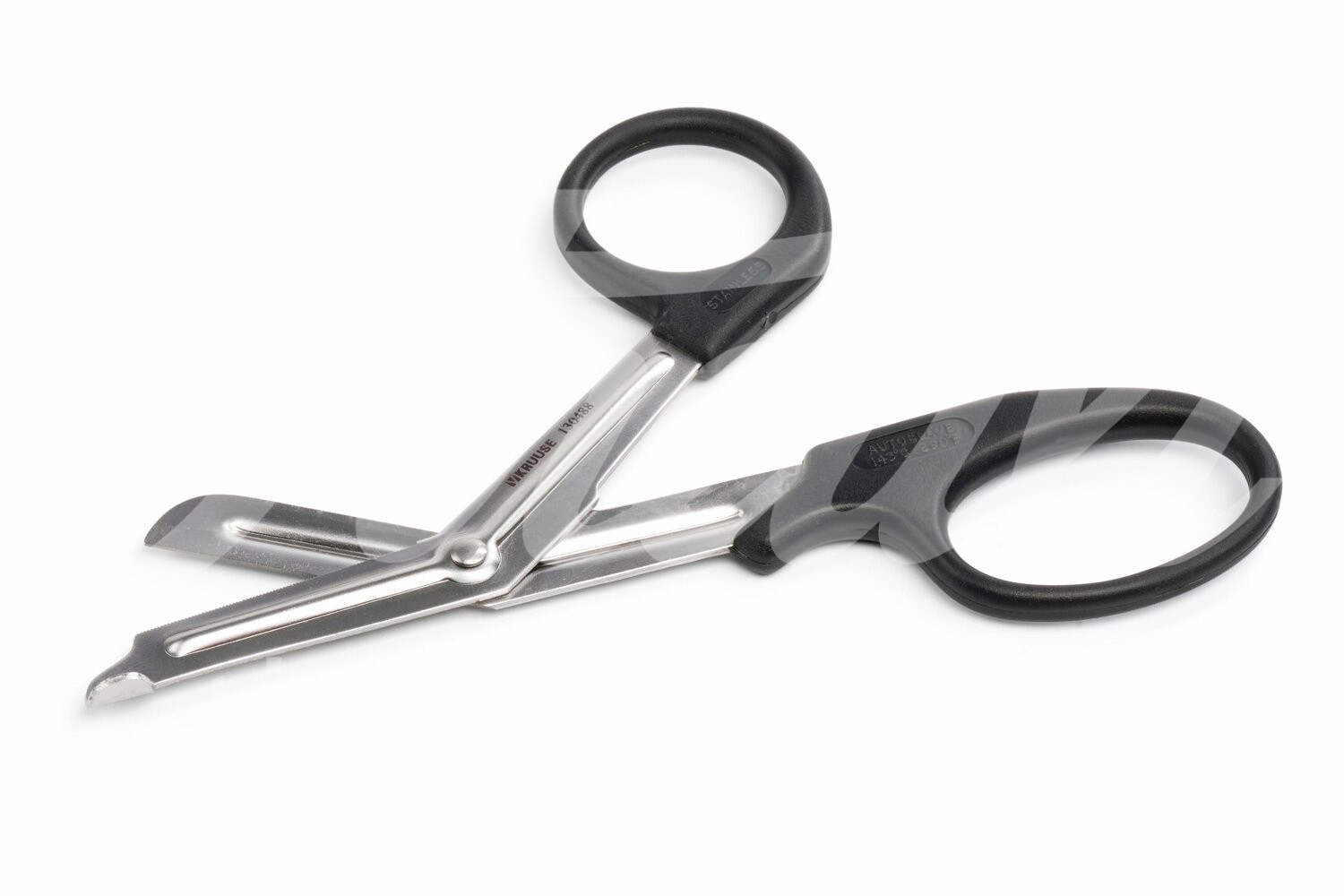 KRUUSE Verbandschere 18.0 cm Kunststoffgriff schwarz 1 Stück