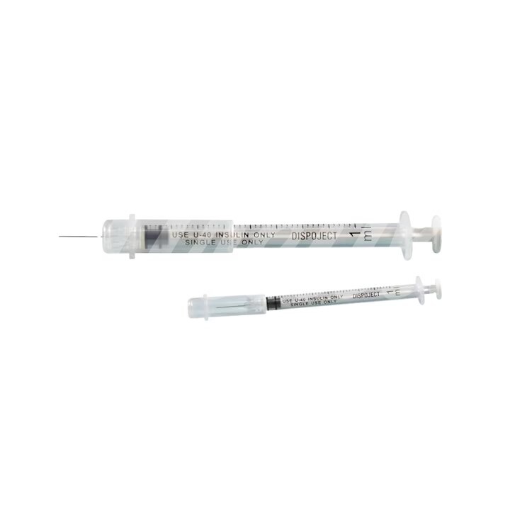Dispoject Insulin U40 1ml, m. Sicherheitskanüle 100 Stück