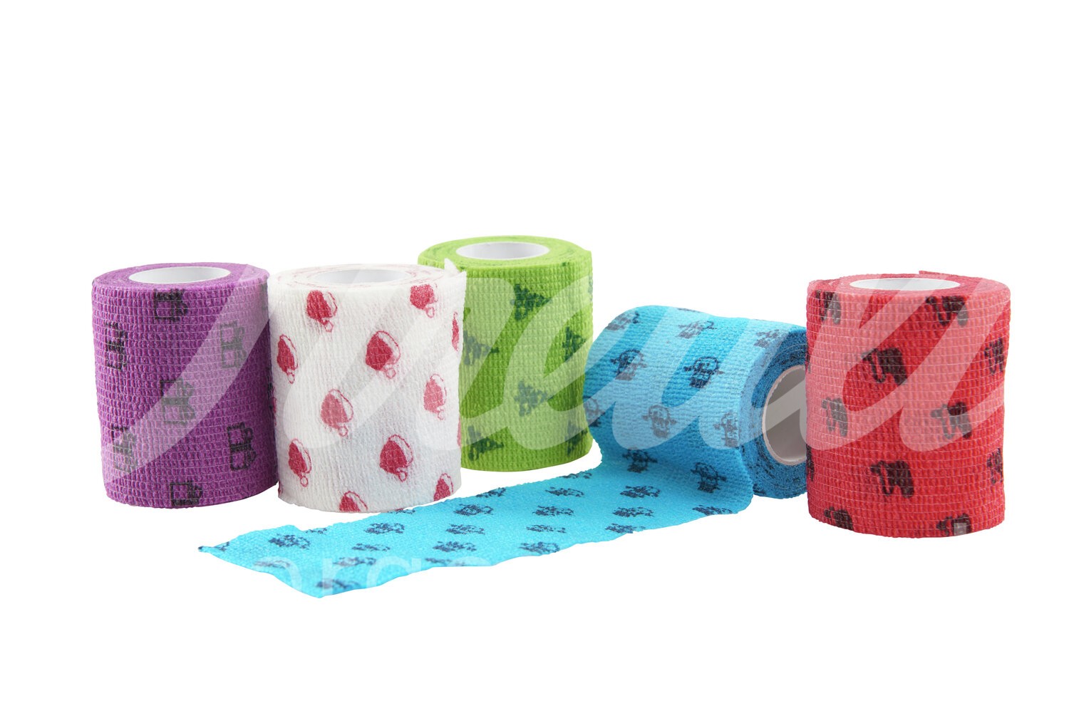 KRUUSE Fun Flex Weihnachten Bandagen 5cm x 4.5 m 10Stk.