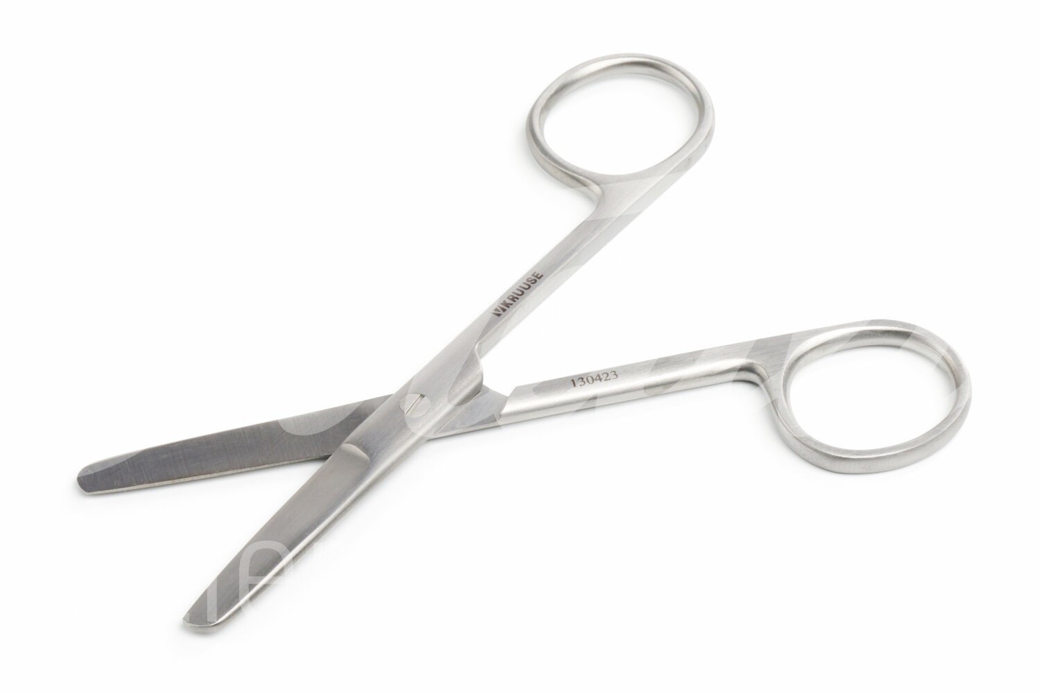 KRUUSE chirurgische Schere 11.5 cm stumpf/stumpf gerade 1 Stück