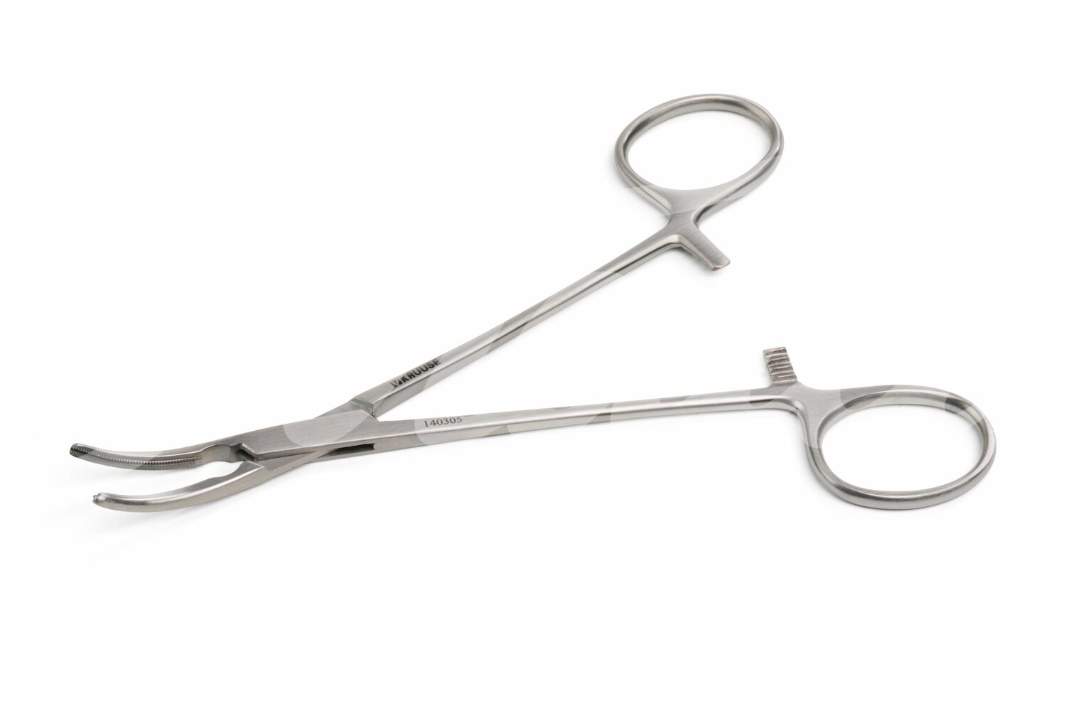 KRUUSE Darmklemme DeBakey Mosquito 12.0 cm gebogen 1 Stk