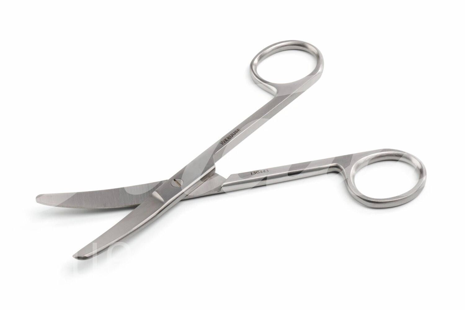 KRUUSE chirurgische Schere grazil 14.0 cm stumpf/stumpf gebogen 1 Stk