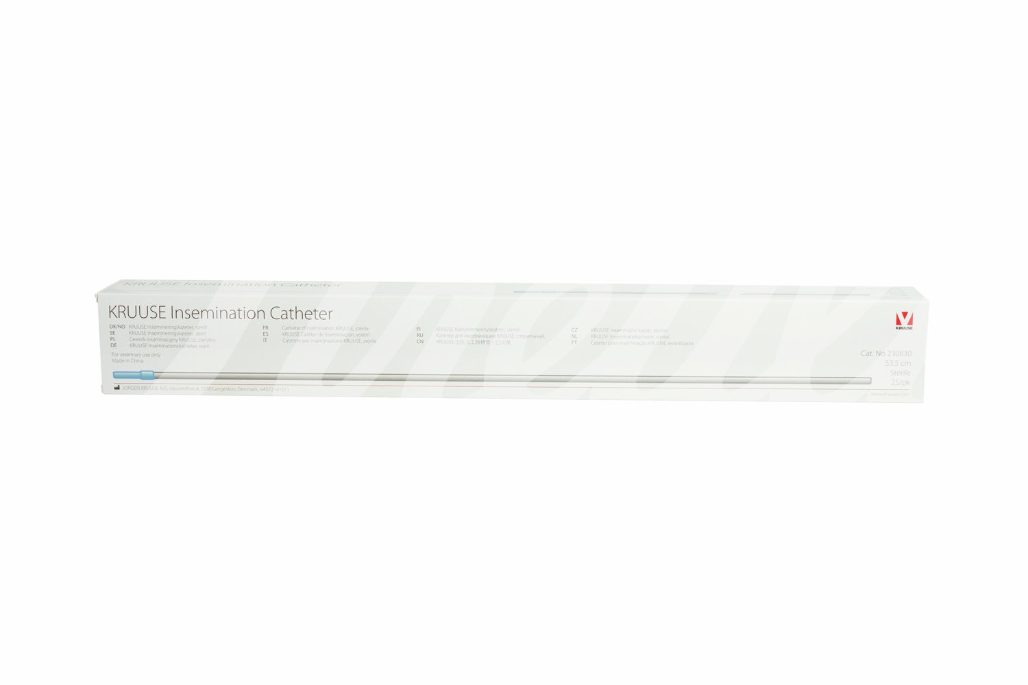 KRUUSE Inseminationskatheter 53,5cm steril Rind&Pferd 25 Stk.