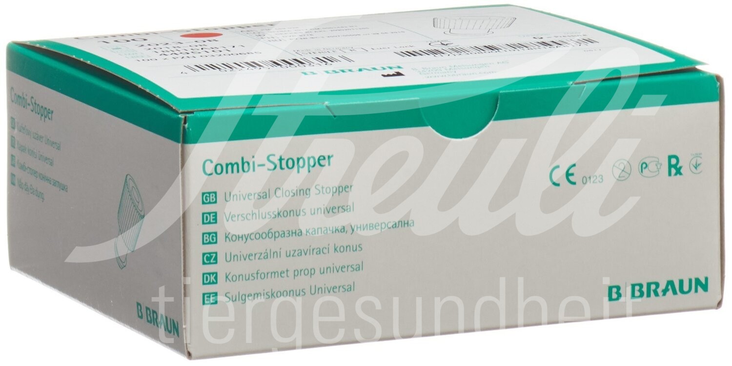 B. Braun Combi Verschlusskonus blau Luer Lock 100 Stk