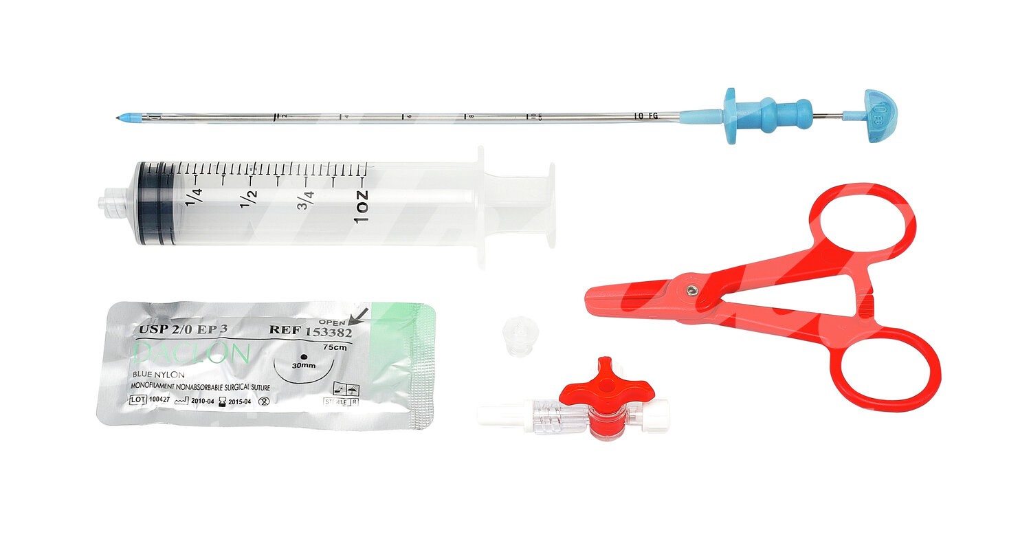 KRUUSE Thorax-Trokar-Drainage-Verfahren 10 FG steril 1 Set