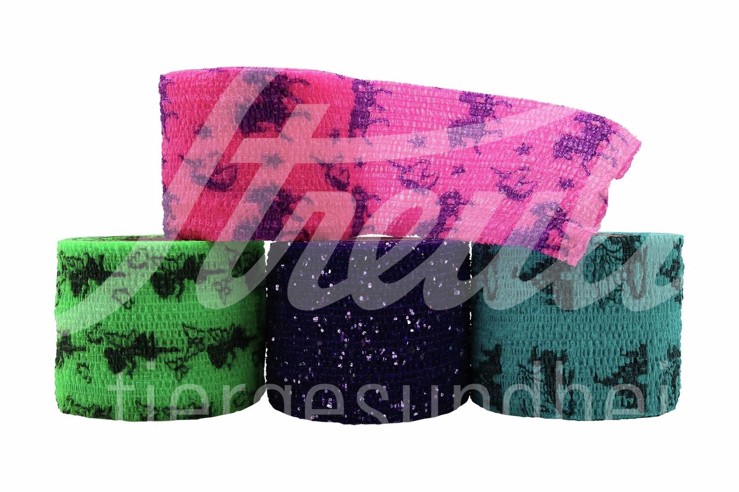 PetFlex 10 cm Fantasy Pack kohäsive Bandage 18 Stück