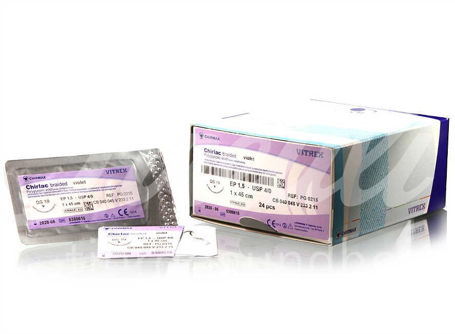 Vitrex Chirlac gefl. viol. loop USP 2 HRX 70mm 2.4m 12 Stk.