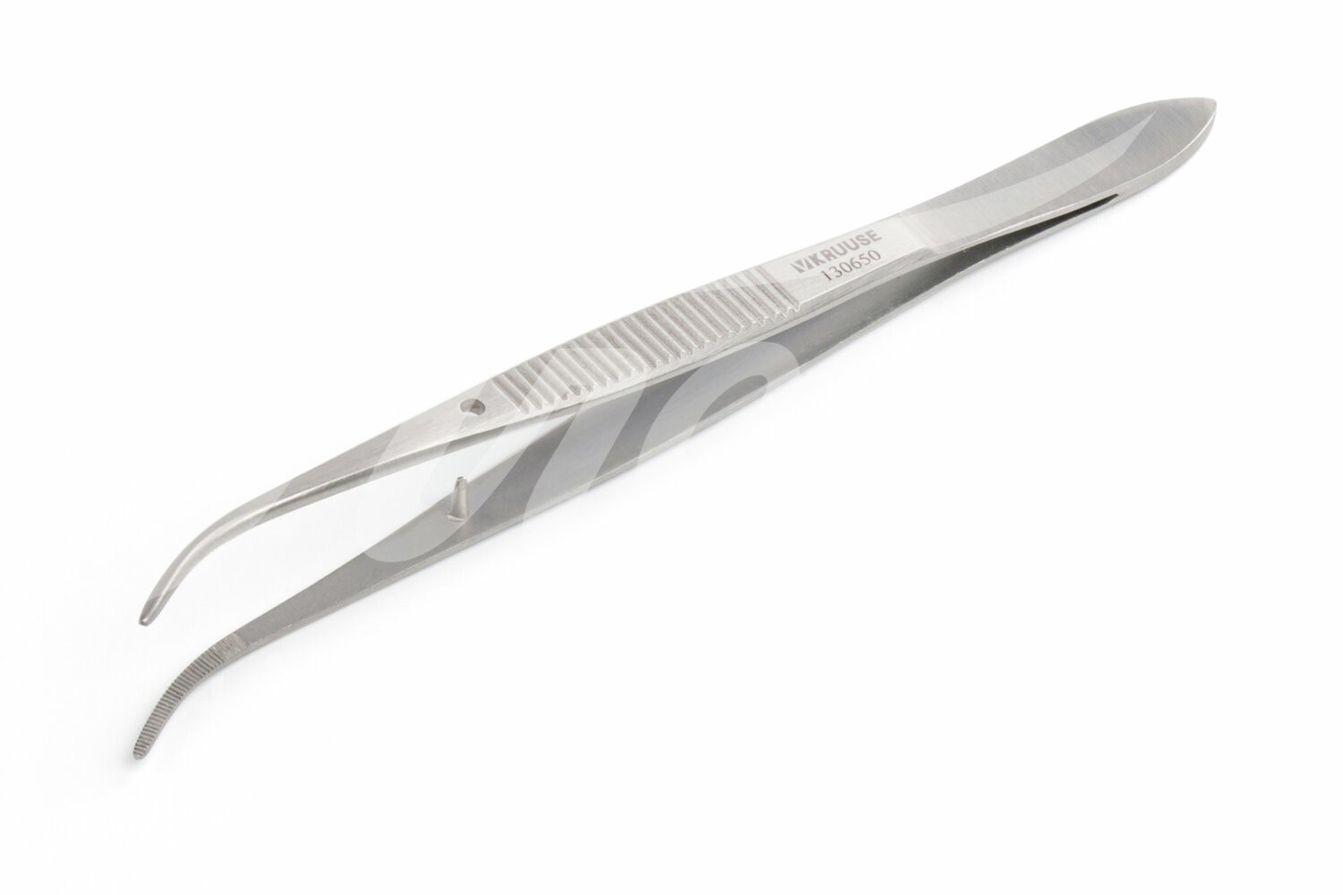 KRUUSE Irispinzette 11.5 cm gebogen anatomisch 1 Stück