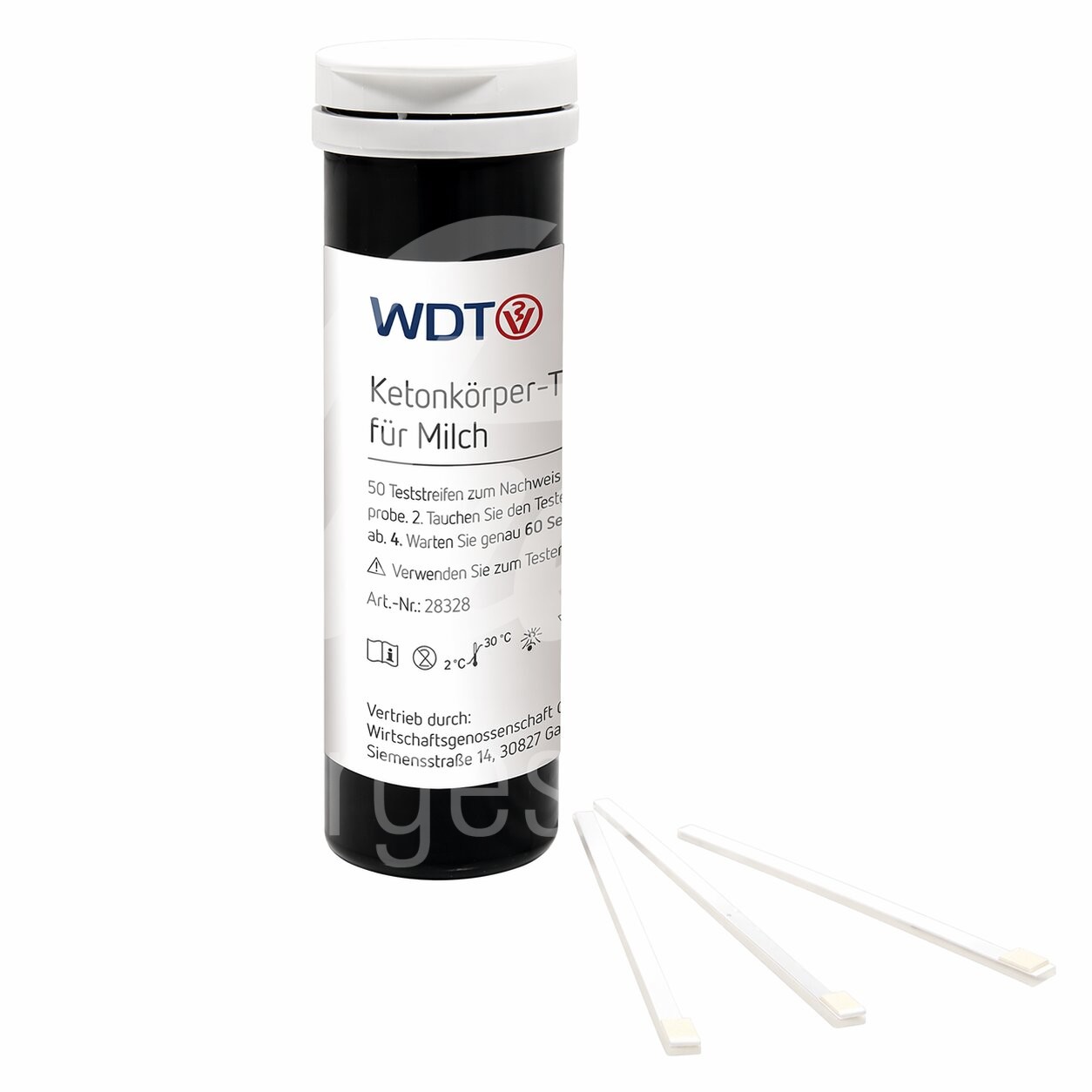 WDT BHB Keton Teststreifen für Milch 50 Stück