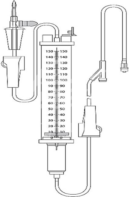 FV Bürette 150 ml Infusionsleitung 150cm 60 Tr/ml 10 Stück FV Bürette 150 ml Infusionsleitung 150cm 60 Tr/ml 10 Stück