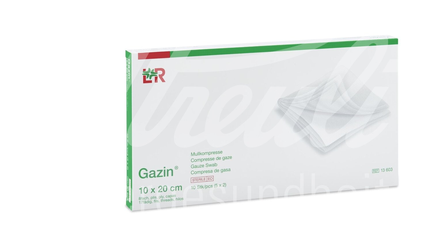 Gazin OP Mullkompressen steril 10er, 10 x 10 cm 30 x 10 Stück Gazin OP Mullkompressen steril 10er, 10 x 10 cm 30 x 10 Stück