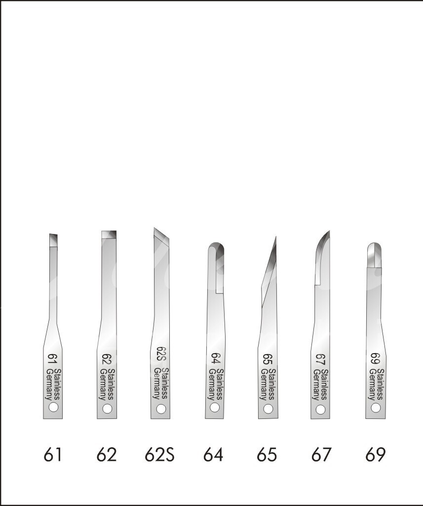 Mini Skalpellklingen Fig. 64 steril 10 Stück Mini Skalpellklingen Fig. 64 steril 10 Stück