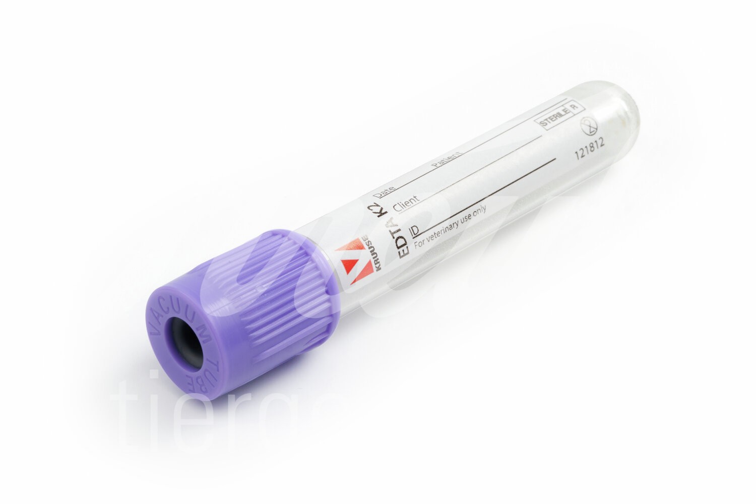 KRUUSE Blutproberöhrchen m. Vacuum 5 ml EDTA K2 100 Stück
