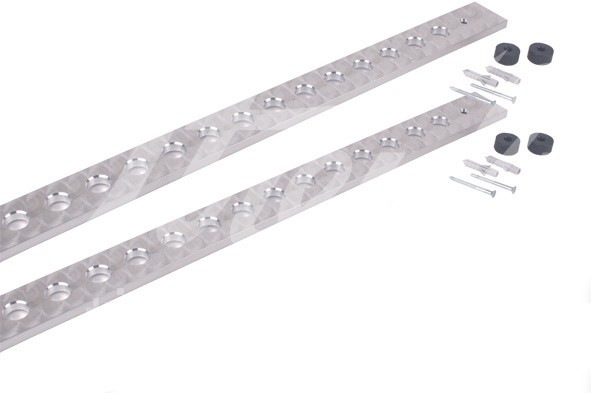 Stock-Wandhalter für 15 Trachealtuben Aluminium 1 Stück