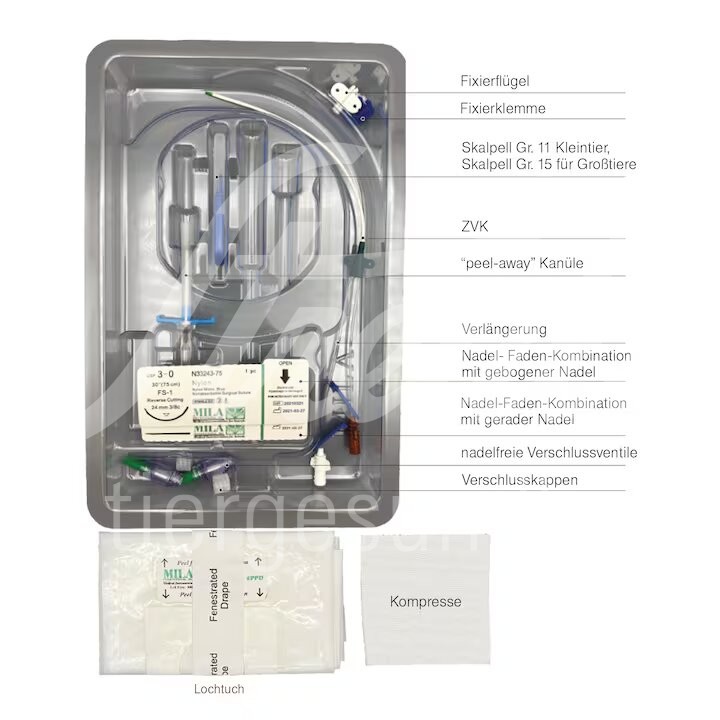 ZVK Milacath-Kit G19 x 15 cm, peel-away 1 Stück