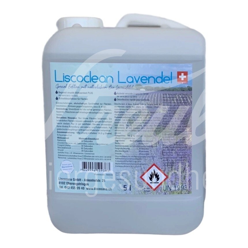 Liscoclean Flächendesinfektion Lavendel Kanister 5 lt