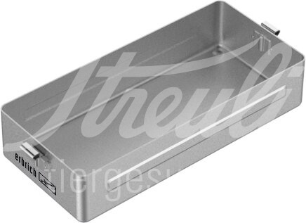 Mini-Container 310x140x105mm grün Deckel perforiert 1 Stk